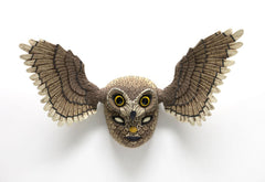 Calvin Ma - "Night Owl" - ceramic, glaze