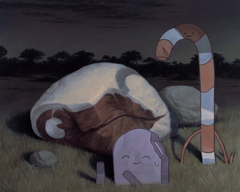 Josh Juett - "Aww, Isn’t That Sweet" - oil on wood panel