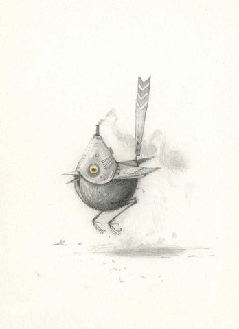 Shaun Tan - "Bee Eater" (2010) - pencil on paper