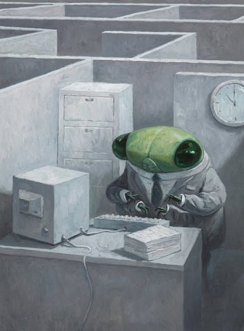 Shaun Tan print - The Cicada