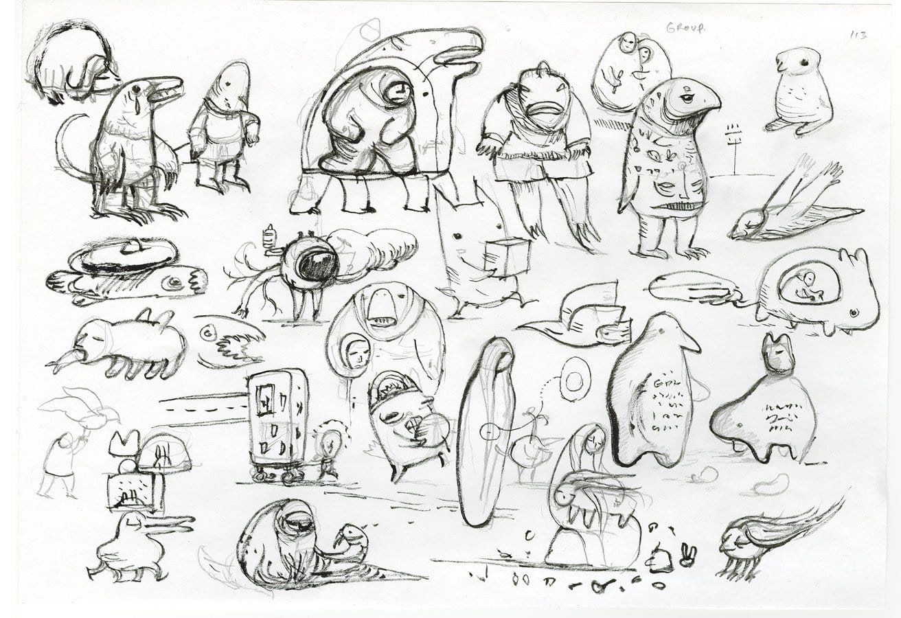 Pencil Sketches Of Mythical Creatures