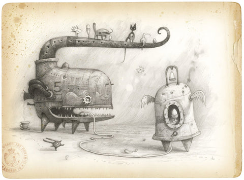 Shaun Tan print - Proud Parents